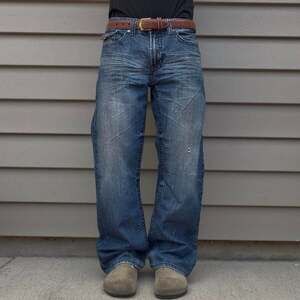 Vintage Helix Loosefit Bootcut Jeans 34x30